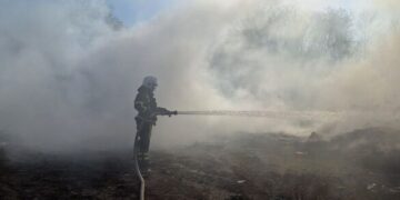 На Уманщині сталася масштабна пожежа