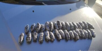 На Звенигородщині у водія в автівці виявили більше півтори тисячі пакетів з наркотиками