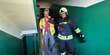 У Черкасах на пожежі евакуйовано господаря квартири  — Новости Черкасс