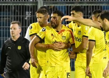 В Аргентине футболист получил камнем в голову от фаната