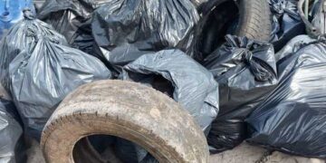 Знайшли навіть автомобільні покришки та каністри: поблизу Черкас прибрали трикілометрову прибережну зону