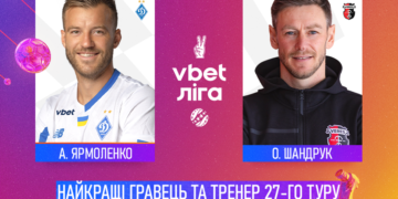 Ярмоленко та Шандрук — найкращі гравець та тренер 27-го туру!
