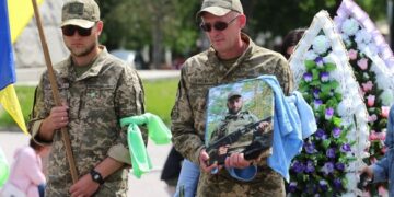 На Уманщині в останню путь провели військового