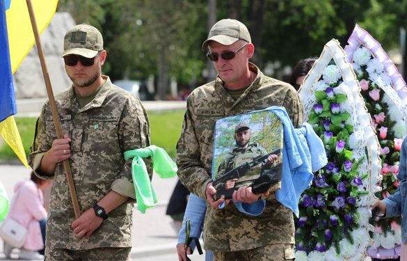 На Уманщині в останню путь провели військового