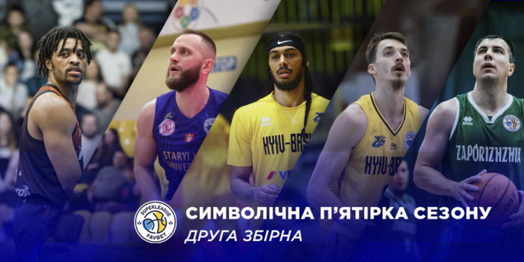 Визначено другу символічну збірну сезону Суперліги Favbet – Федерація баскетболу України