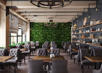 Современный дизайн ресторана в Киеве от NsdGroup