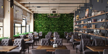 Современный дизайн ресторана в Киеве от NsdGroup