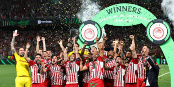 Греческий Олимпиакос выиграл Лигу конференций УЕФА 2023/24