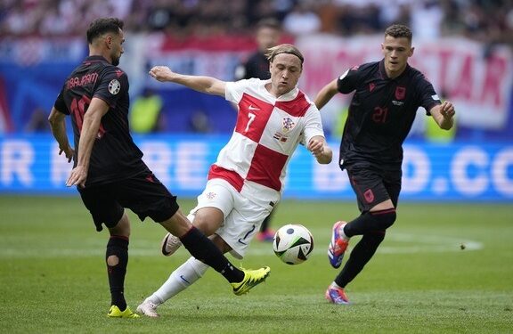 Хорватия упустила победу в матче против Албании во втором туре Евро-2024