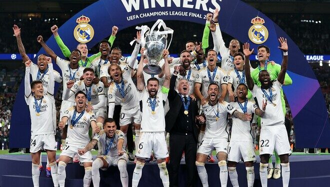 Мадридский Реал в 15 раз завоевал титул самого престижного еврокубка. У кого сколько титулов в Лиге чемпионов?