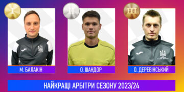 Микола Балакін — найкращий арбітр сезону 2023/24 УПЛ!