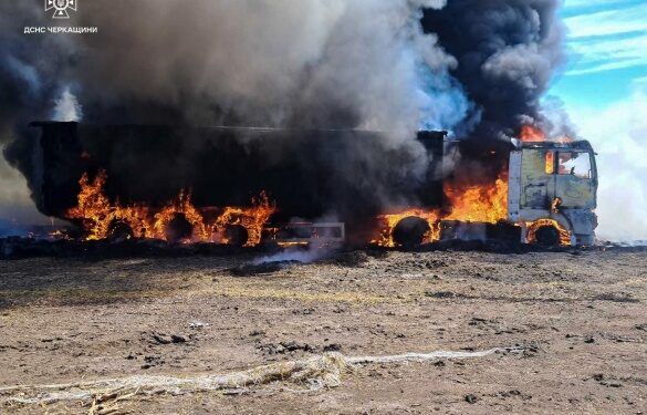 На Черкащині за добу тричі горіли автівки