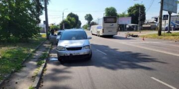 У Черкасах зіштовхнулися автомобіль та мопед — Новини Черкащіни