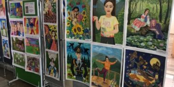 У Запоріжжі презентували виставку дитячих малюнків – деталі | Новости Запорожья