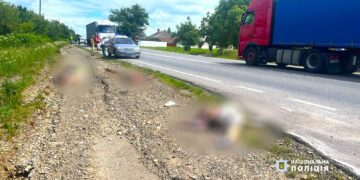Загибель двох пішоходів. Поліція Прикарпаття розпочала кримінальне провадження за фактом ДТП