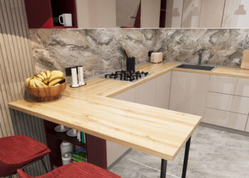 Столешница из ДСП: преимущества, недостатки и уход