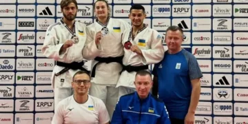 Українські дзюдоїсти вибороли п’ять медалей на турнірі в Естонії | Дзюдо |
