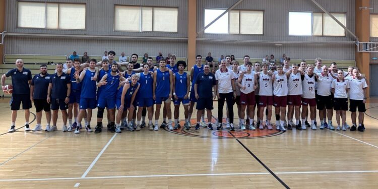 Чоловіча збірна України U-20 зіграла другий контрольний матч проти Латвії – Федерація баскетболу України