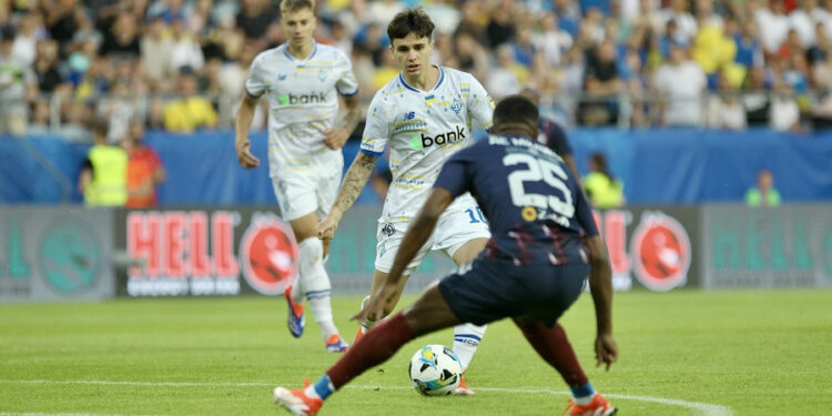 Микола Шапаренко став автором 600-го голу «Динамо» в єврокубках