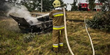 На Миколаївщині вчора двічі горіли автомобілі » Миколаївський Оглядач