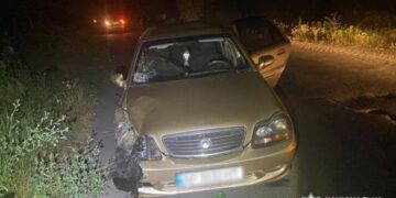 На Уманщині п’яний водій легковика збив мотоцикліста