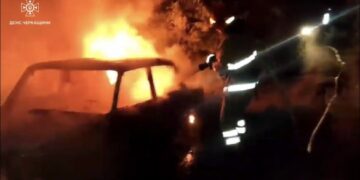 На Звенигородщині горіла автівка