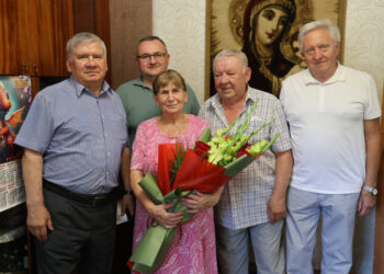 Ветеран Запоріжсталі Борис Федоров отримав привітання з ювілеєм | Новости Запорожья