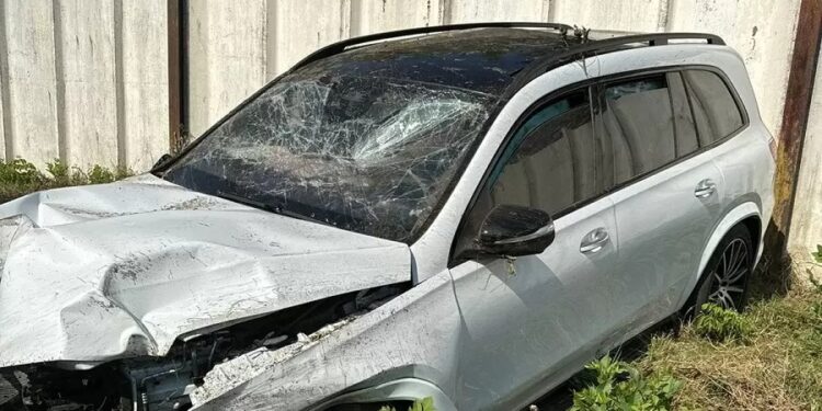 Александр Поворознюк попал в аварию