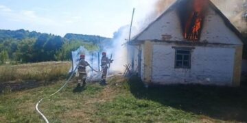 Через пожежі на відкритих територіях горіли надвірна споруда та вагончик — Новости Черкасс