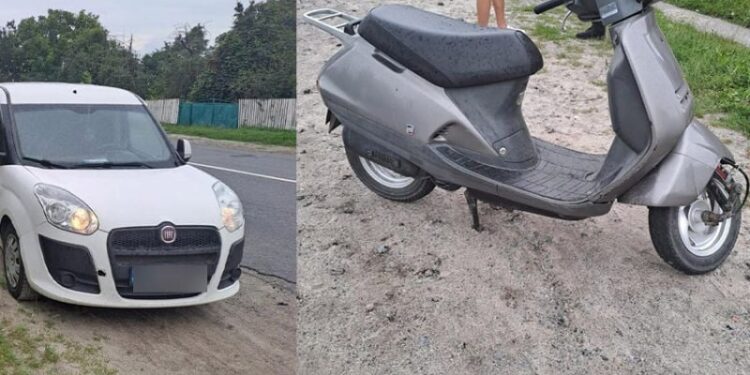 На Шепетівщині літня мопедистка не розминулась із автомобілем —Хмельнитчина