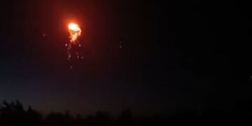 Над Шепетівщиною вночі збивали ударні БПЛА (відео збиття) —Хмельнитчина