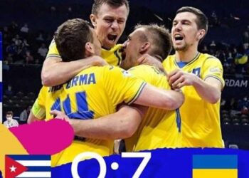 Сборная Украины по футзалу разгромила Кубу во втором туре турнира четырех команд в Португалии