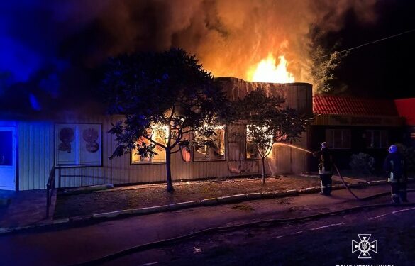 У Жашкові горів магазин