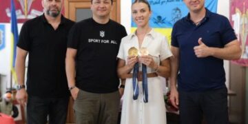 Віталій Кім зустрівся з олімпійською чемпіонкою Ольгою Харлан » Миколаївський Оглядач