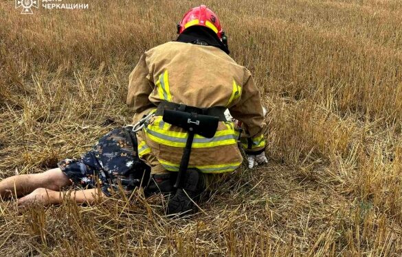 Втратив свідомість: на Звенигородщині чоловік постраждав під час пожежі