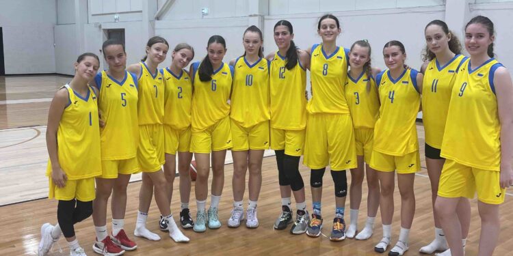 Жіноча збірна U-14 перемогою завершила свої виступи в Таллінні – Федерація баскетболу України