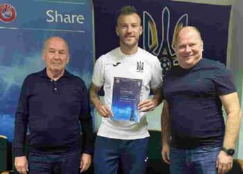 Андрей Ярмоленко получил диплом тренера от УЕФА