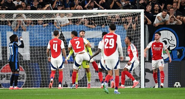 «Аталанта» и «Арсенал» разыграли ничью в 1-м туре Лиги чемпионов