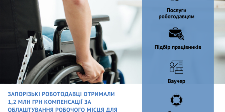 Компенсація за працевлаштування людей з інвалідністю – скільки вже отримали запорізькі підприємці | Новости Запорожья