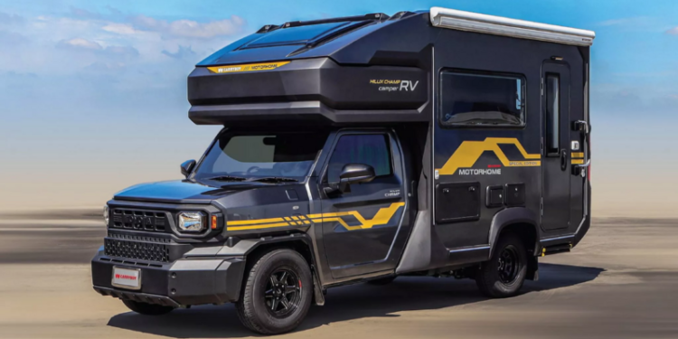 Представлений автобудинок на базі Toyota Hilux Champ — Український телекомунікаційний портал