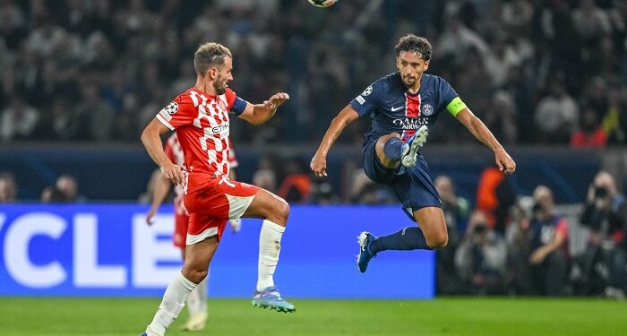 «Жирона» Цыганкова на последних минутах проиграла «ПСЖ» на старте Лиги чемпионов