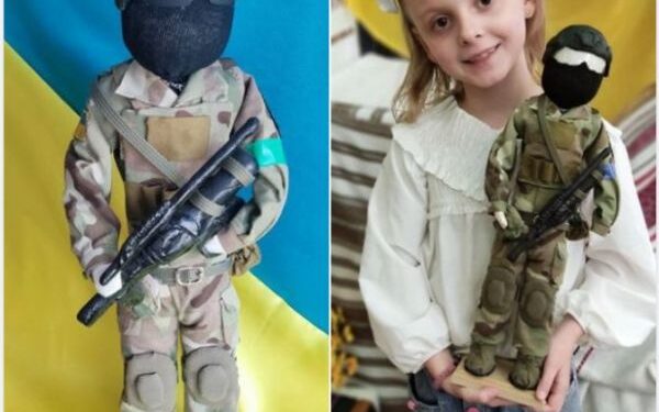8-річна дівчинка створила ляльку-бійця за образом батька — Новости Черкасс