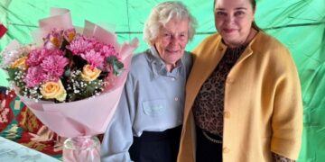 Черкаську довгожительку привітали із 100-річчям