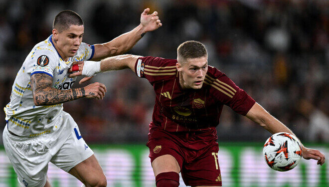 Киевское «Динамо» минимально проиграло «Роме» в 3 туре Лиги Европы