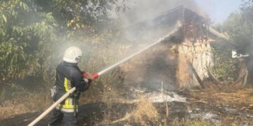 На Золотоніщині через паліїв сухої рослинності сталися пожежі 