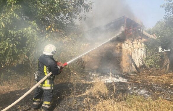 На Золотоніщині через паліїв сухої рослинності сталися пожежі