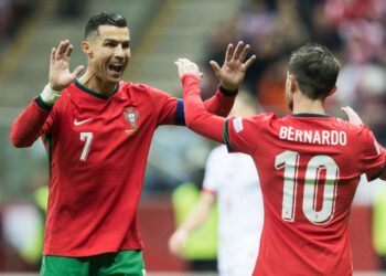 Португалия с голом Криштиану Роналду обыграла Польшу в матче Лиги наций