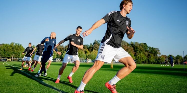 Сборная Украины вернулась к тренировкам перед матчами в Лиге наций