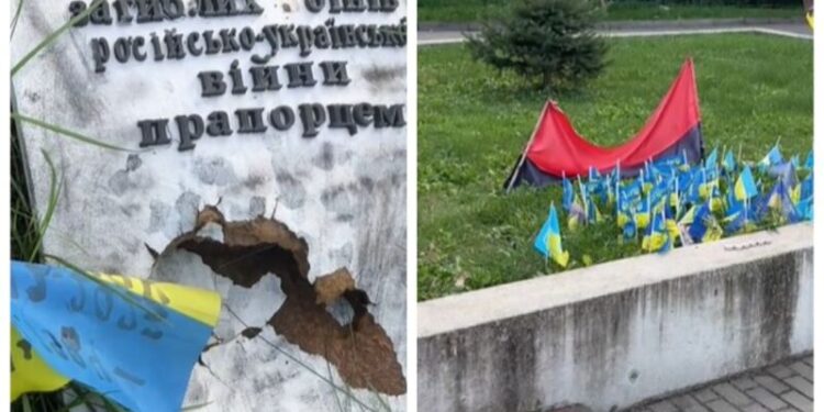 У Тернополі вандали розтрощили місце пам’яті загиблих воїнів? Що кажуть у поліції (відео) | Терміново новини Тернополя