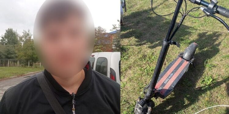 В Ізяславі неповнолітній самокатчик наїхав на місцеву жительку та травмував її —Хмельнитчина